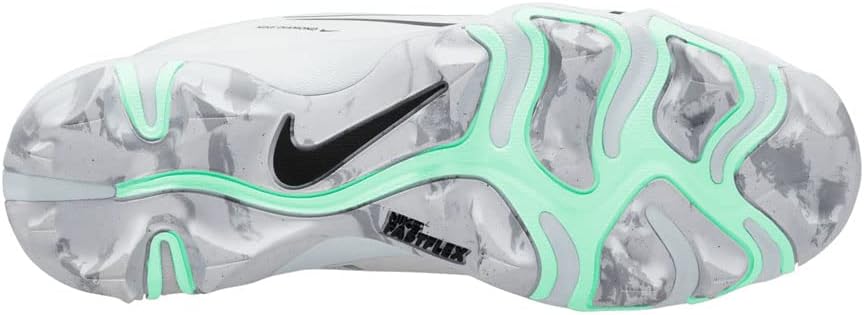 Nike Girls Hyperdiamond 4 Keystone GG Molded Softball Cleats SZ 3 White | Black