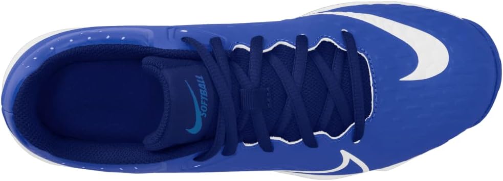 Nike Hyperdiamond 4 Keystone Womens Softball Cleats (CZ5918-007, Black/White-Cool Grey-Volt)