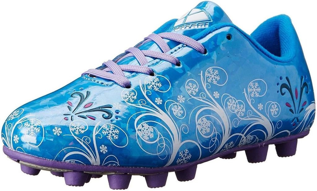 Vizari Frost Firm Ground Football Shoes for Youth | Graphic Soccer Shoes for Kids with Comfort Padded Linings | Durable Cleats for Boys Girls Perfect for Outdoor Play