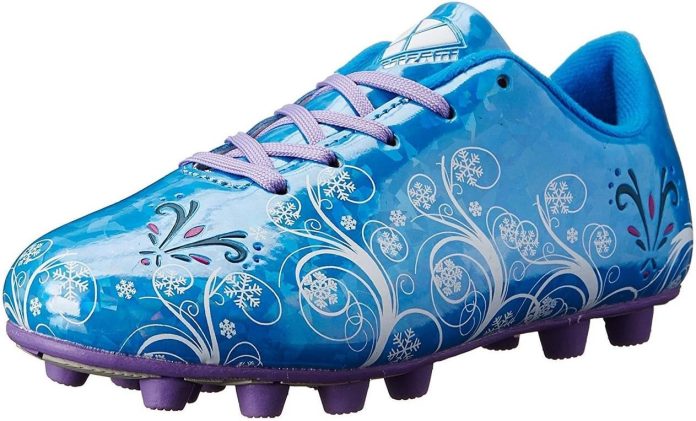vizari frost firm ground football shoes for youth graphic soccer shoes for kids with comfort padded linings durable clea
