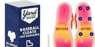 yardkicks traction kit diy baseball softball cleats for your shoes transform sneakers into custom cleats unisex spikes 2 1