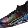 Soccer Cleats Mens Football Cleats Professional Soccer Shoes High-Tops Non-Slip Spikes for Big Boys Wide Training Sneaker - Image 2
