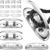 Folding Boat Cleats Marine Grade Stainless Steel 316 Flip Up Boat Cleats Pack of 4, Installation Accessories Included - Image 5