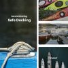 Folding Boat Cleats Marine Grade Stainless Steel 316 Flip Up Boat Cleats Pack of 4, Installation Accessories Included - Image 2