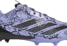Adidas Mens Adizero Electric Exotic Speed Football Sneakers Shoes – Purple