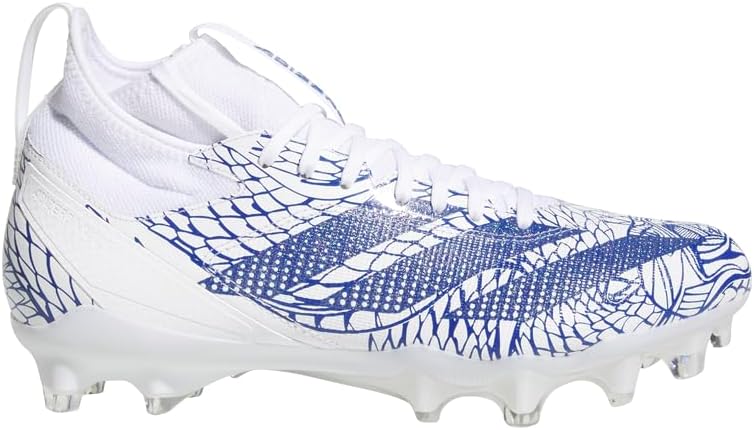 adidas Mens Adizero Impact Exotic Speed Football Sneakers Shoes - Blue, White - Size M adidas Mens Adizero Impact Exotic Speed Football Sneakers Shoes - Blue, White - Size M