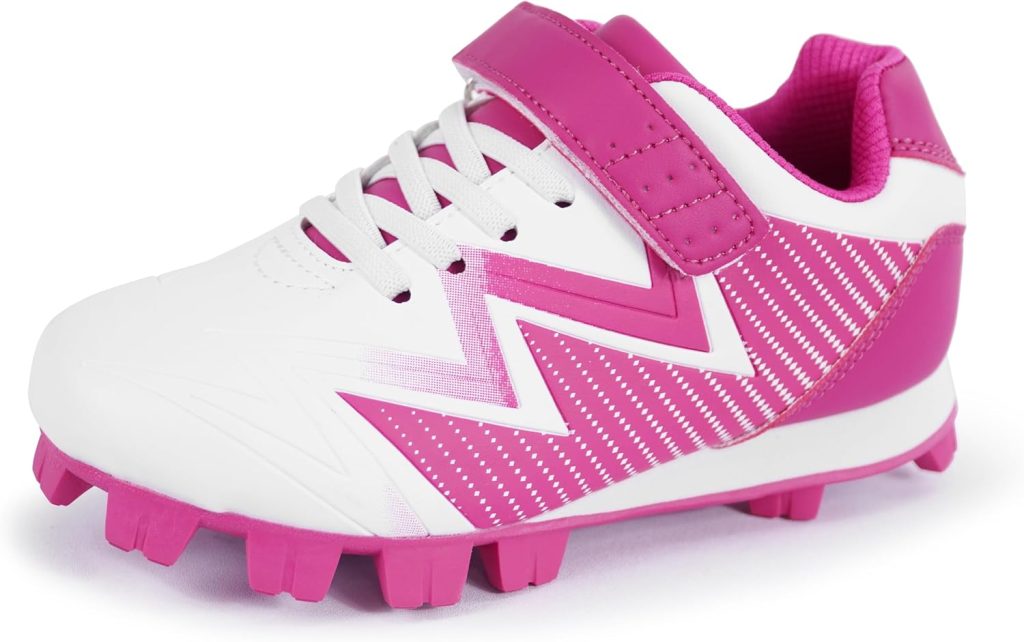 Baseball Cleats for Kids - Unisex-Child Rubber Molded Softball Cleat - Boys Girls Outdoor Athletic Shoes Baseball Cleats for Kids - Unisex-Child Rubber Molded Softball Cleat - Boys Girls Outdoor Athletic Shoes