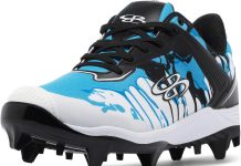 Boombah Viper Women’s Molded Cleat – Graffiti Drip Pitching Toe – Multiple Color Options – Multiple Sizes