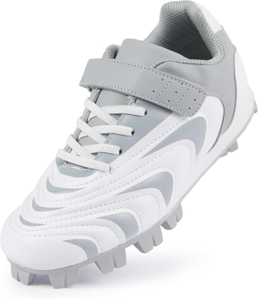CAMVAVSR Unisex-Child Baseball Cleats Kids Softball Shoes for Boys Girls Rubber Molded Little Children Big Youth Sneakers Easy to Wear Sports Footwear CAMVAVSR Unisex-Child Baseball Cleats Kids Softball Shoes for Boys Girls Rubber Molded Little Children Big Youth Sneakers Easy to Wear Sports Footwear