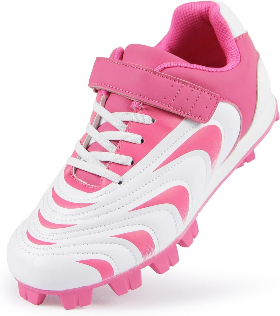 CAMVAVSR Unisex-Child Baseball Cleats Kids Softball Shoes for Boys Girls Rubber Molded Little Children Big Youth Sneakers Easy to Wear Sports Footwear CAMVAVSR Unisex-Child Baseball Cleats Kids Softball Shoes for Boys Girls Rubber Molded Little Children Big Youth Sneakers Easy to Wear Sports Footwear