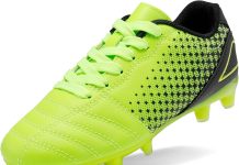 DREAM PAIRS Boys Girls Outdoor Sport Football Shoes Soccer Cleats for Little/Big Kid