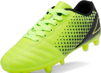 DREAM PAIRS Boys Girls Outdoor Sport Football Shoes Soccer Cleats for Little/Big Kid