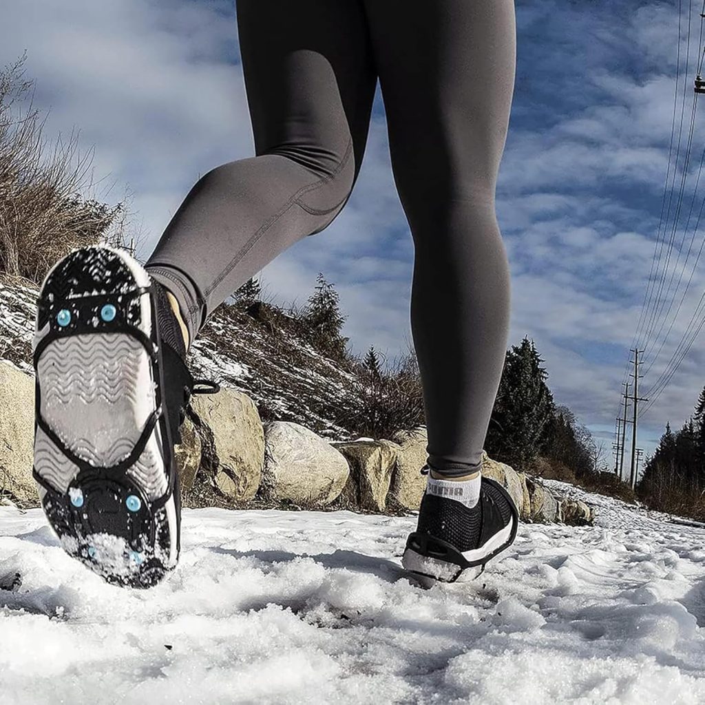 Due North Everyday G3 Ice Cleats for Shoes Boots - Traction Spikes for Men Women to Improve Grip on Snow Ice Due North Everyday G3 Ice Cleats for Shoes Boots - Traction Spikes for Men Women to Improve Grip on Snow Ice