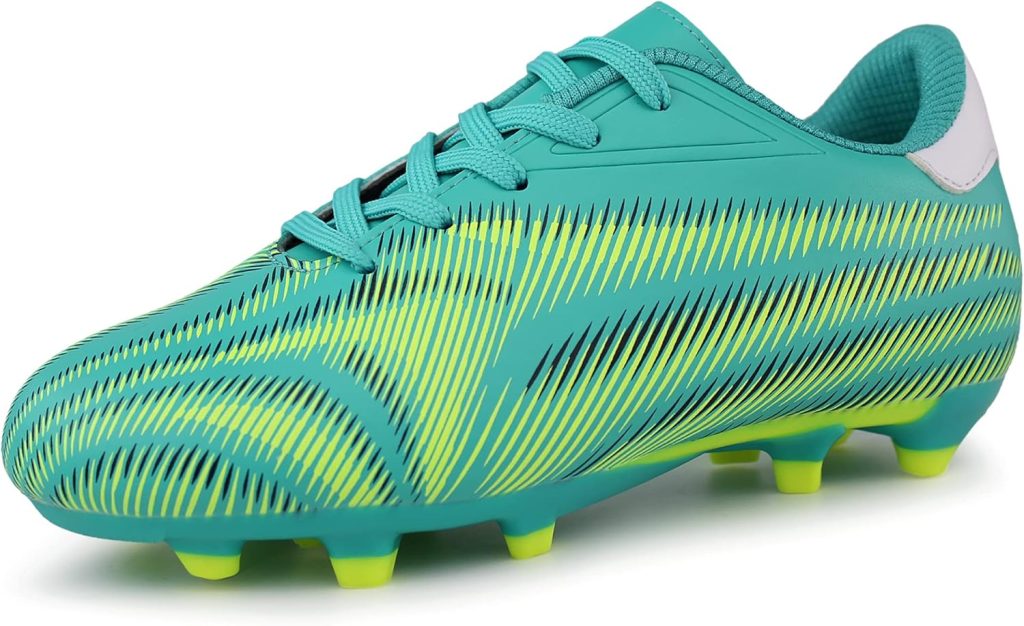 Hawkwell Boys Girls Outdoor Firm Ground Soccer Cleats(Toddler/Little Kid/Big Kid)