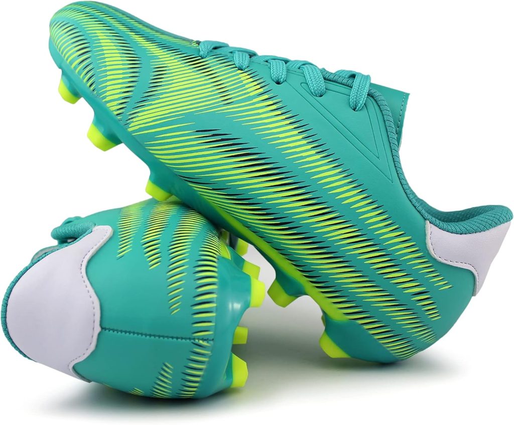 Hawkwell Boys Girls Outdoor Firm Ground Soccer Cleats(Toddler/Little Kid/Big Kid)