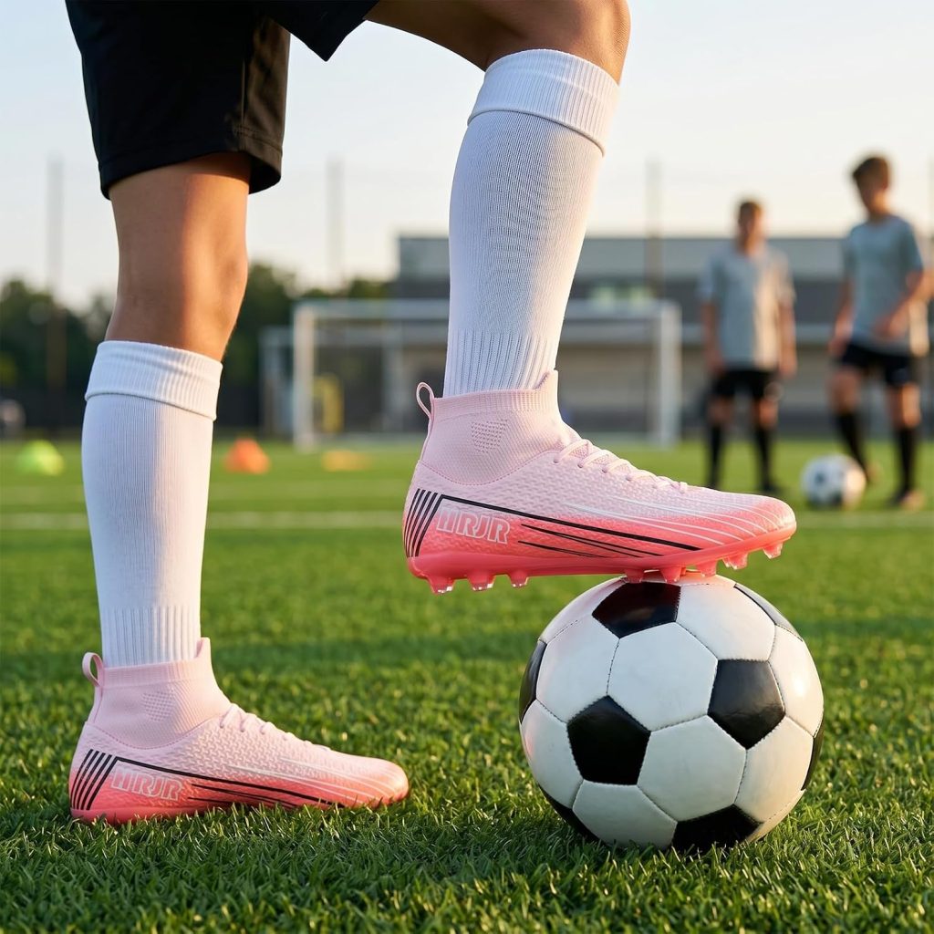Unisex-Child Soccer Cleats High-Top Football Cleats Lightweight Training Soccer Shoes review | Lacrosse cleats https://www.amazon.com/dp/B0FT8GZWYY - Unisex-Child Soccer Cleats High-Top Football Cleats Lightweight Training Soccer Shoes review