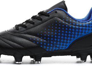 LIZRHA Soccer Shoes for Boys Girls Soccer Cleats Boys Girls Kids Athletic Outdoor Football Shoes Youth Football Cleats Outdoor & Indoor Soccer Shoes Lightweight, Running & Training for Students