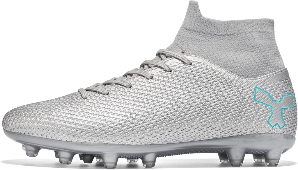 Mens Soccer Cleats Football Cleats for Mens Big Boys High-Top Spikes Shoes for Youth Professional Training Turf Indoor Outdoor Sneaker Mens Soccer Cleats Football Cleats for Mens Big Boys High-Top Spikes Shoes for Youth Professional Training Turf Indoor Outdoor Sneaker