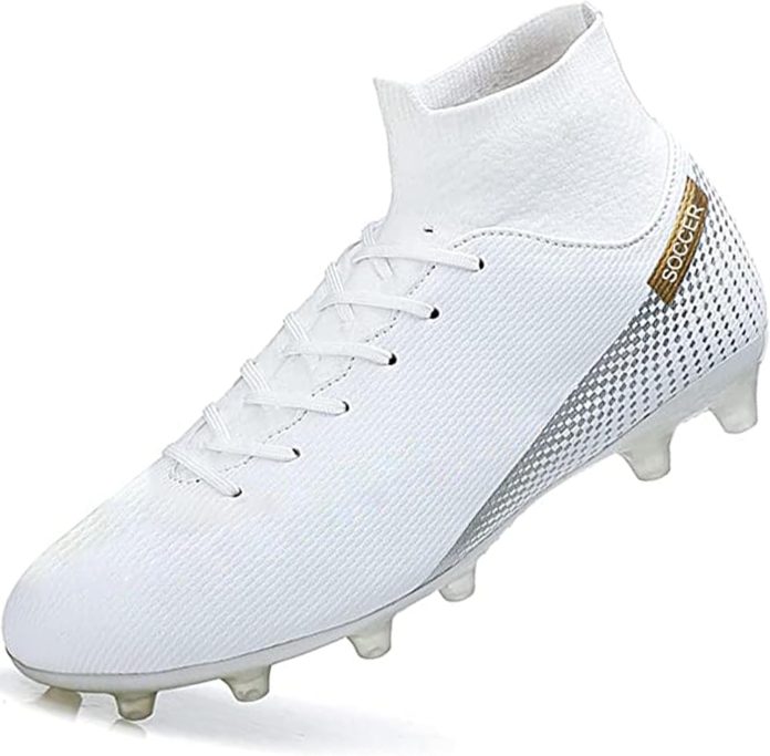 mens-soccer-cleats-with-high-tops-lace-up-ankle-support-professional-non-slip-spikes-firm-ground-baseball-shoes-white-eu