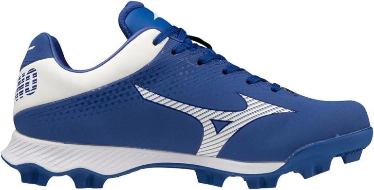 Mizuno Girl's Wave Finch Lightrevo Jr. Molded Softball Shoe | Softball cleats Mizuno Boys Wave Lightrevo Jr Baseball Shoe
