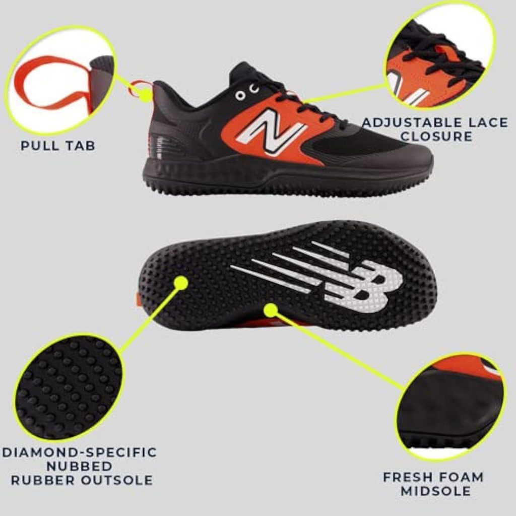 New Balance Mens Fresh Foam 3000 V6 Turf-Trainer Shoes