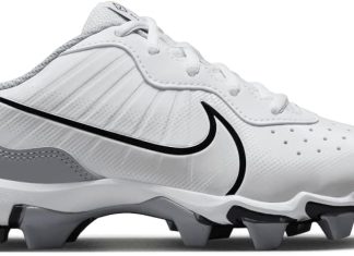 Nike Alpha Huarache 4 Cleats White Gray review