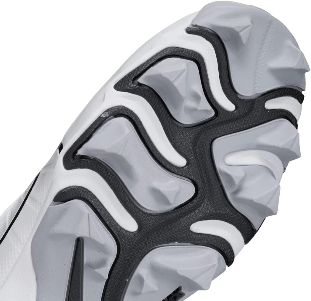 Nike Alpha Huarache 4 Keystone Boys Rubber Baseball Cleats White | Gray Size 4.5 Medium Nike Alpha Huarache 4 Keystone Boys Rubber Baseball Cleats White | Gray Size 4.5 Medium