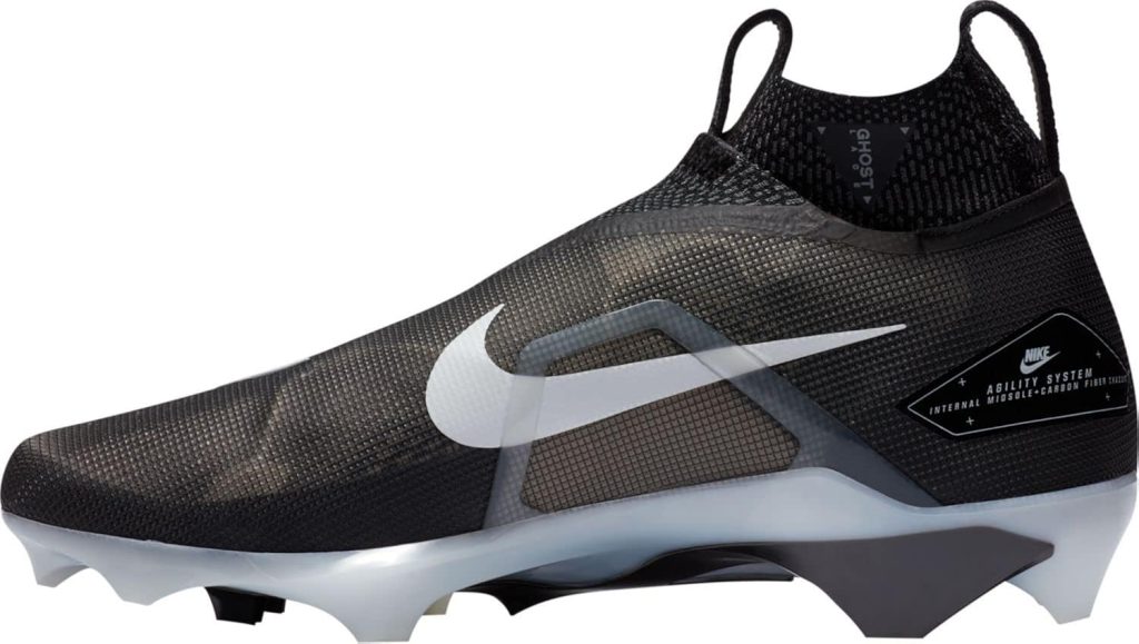 Nike Alpha Menace Elite 3 White/Particle Grey/Opti Yellow/Black Mens Football Cleat.
