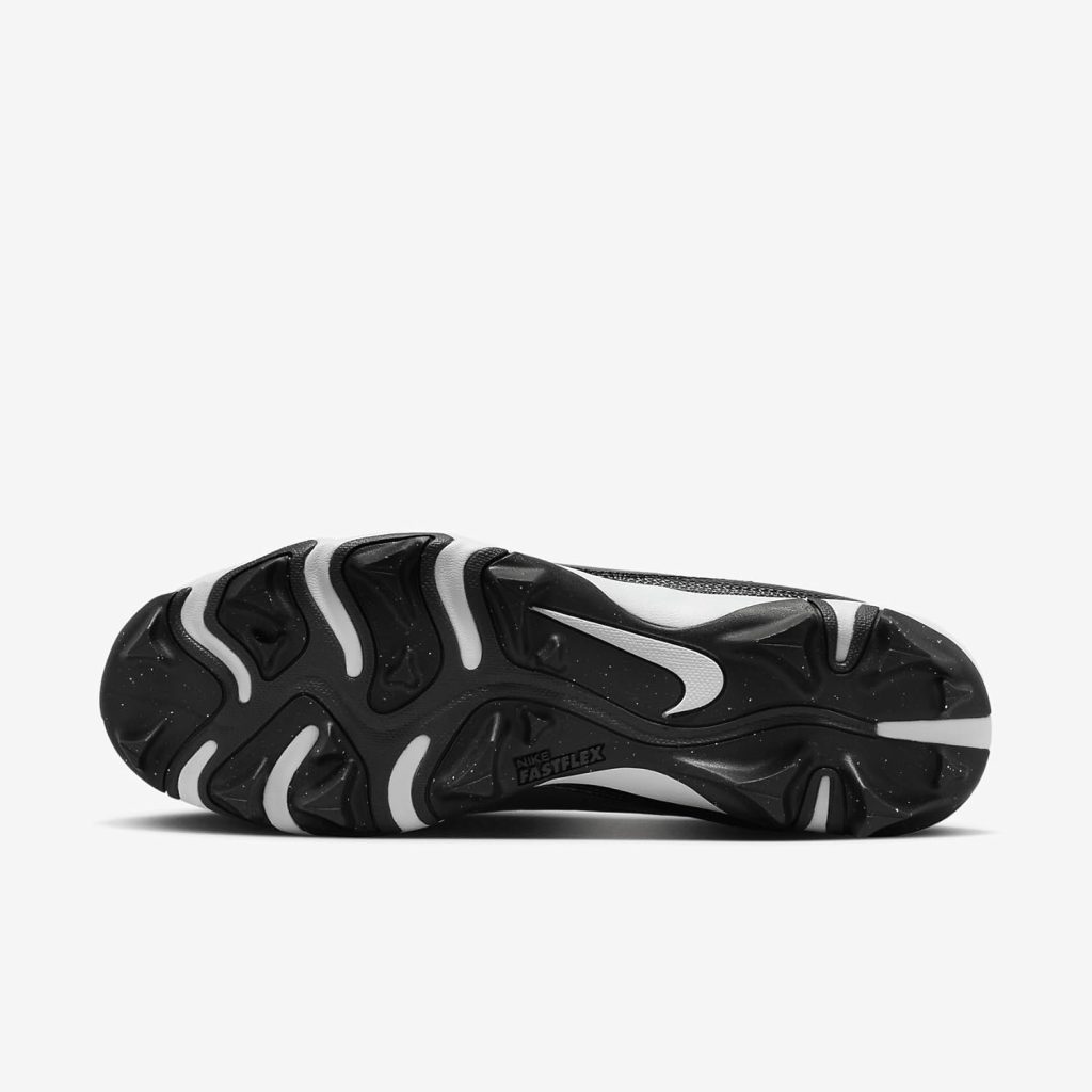 Nike Alpha Menace Shark Molded Football Cleats SZ Black | White Nike Alpha Menace Shark Molded Football Cleats SZ Black | White