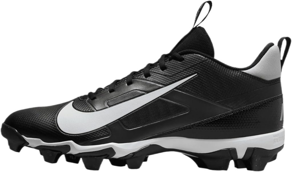 Nike Alpha Menace Shark Molded Football Cleats SZ Black | White Nike Alpha Menace Shark Molded Football Cleats SZ Black | White