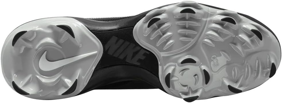 Nike Force Trout 8 Pro Molded Baseball Cleats Black | White Size 10.5 Medium
