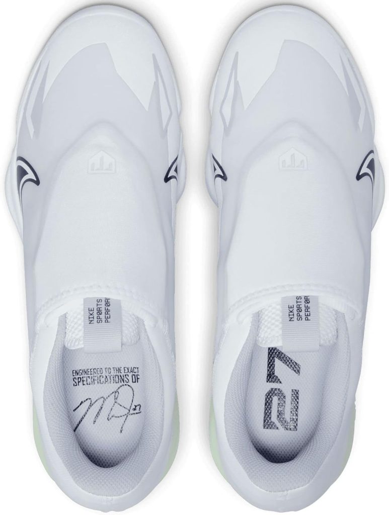 Nike Force Zoom Trout 8 Pro CZ5915-100 White-Black Mens Metal Baseball Cleats 10 US Nike Force Zoom Trout 8 Pro CZ5915-100 White-Black Mens Metal Baseball Cleats 10 US