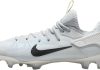 Nike Huarache 9 Elite Low LAX SE Lacrosse Cleats (FV6147-001, Football Grey/White/Luminous Green/Black) Size 8 Home |