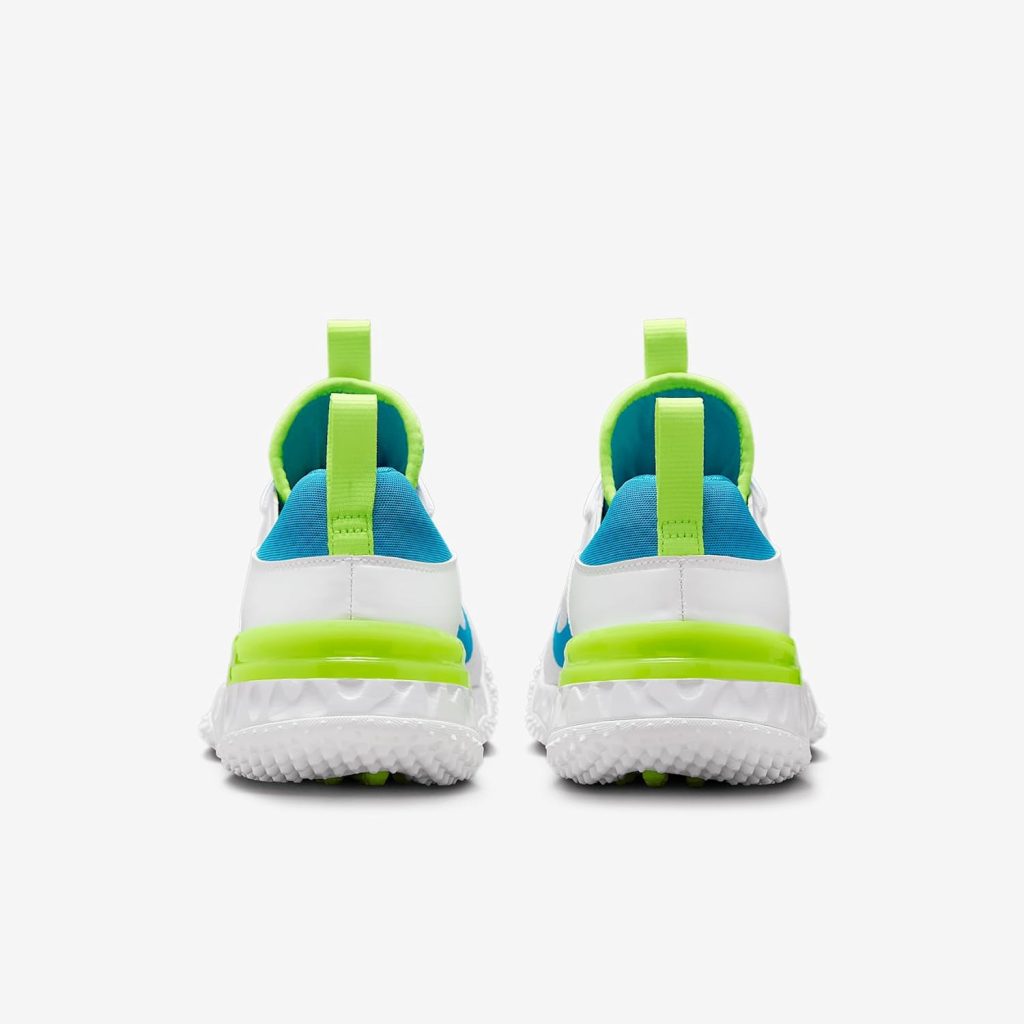 Nike Huarache Elite TF LAX SE Lacrosse Shoes (FV6148-100, White/White/Volt/Vivid Blue) Size 12 Nike Huarache Elite TF LAX SE Lacrosse Shoes (FV6148-100, White/White/Volt/Vivid Blue) Size 12