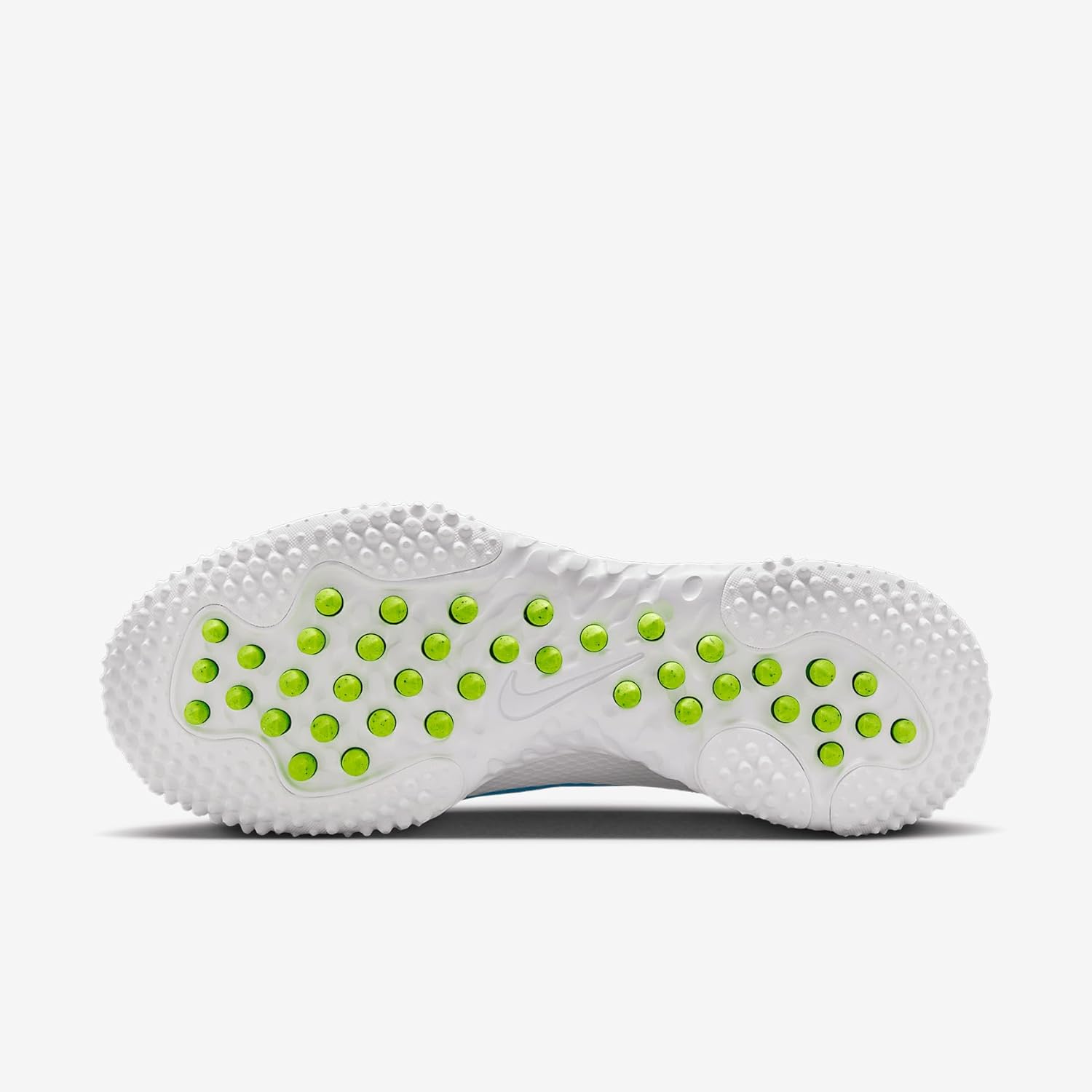 Nike Huarache 9 Elite TF LAX SE Lacrosse Shoes (FV6148-100, White/White/Volt/Vivid Blue) Size 12 | Lacrosse cleats Nike Huarache 9 Elite TF LAX SE Lacrosse Shoes (FV6148-100, White/White/Volt/Vivid Blue) Size 12