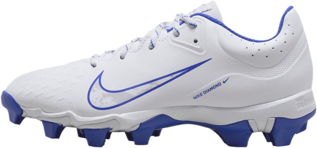 Nike Hyperdiamond 4 Keystone Womens Softball Cleats (FZ0920-101, White/Pure Platinum/Hyper Royal) Nike Hyperdiamond 4 Keystone Womens Softball Cleats (FZ0920-101, White/Pure Platinum/Hyper Royal)