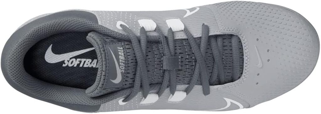 Nike Hyperdiamond 4 Pro Metal Softball Cleats Gray | White Size 8 Medium Nike Hyperdiamond 4 Pro Metal Softball Cleats Gray | White Size 8 Medium
