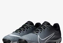 Nike Hyperdiamond 4 Keystone Women’s Softball Cleats (CZ5918-007, Black/White-Cool Grey-Volt)