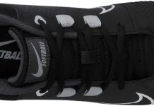 Nike Hyperdiamond 4 Pro Metal Softball Cleats Black | White Size 9 Medium