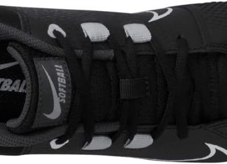 Nike Hyperdiamond 4 Pro Metal Softball Cleats Black | White Size 9 Medium