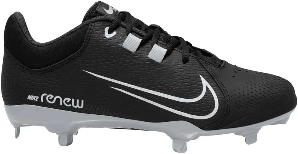 Nike Hyperdiamond Pro Metal Softball Cleats Black | White Size Medium Nike Hyperdiamond Pro Metal Softball Cleats Black | White Size Medium