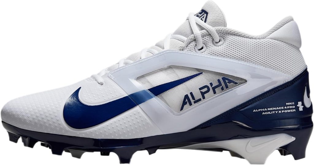 Nike Mens Alpha Menace 4 Pro NRG Football Cleats Nike Mens Alpha Menace 4 Pro NRG Football Cleats