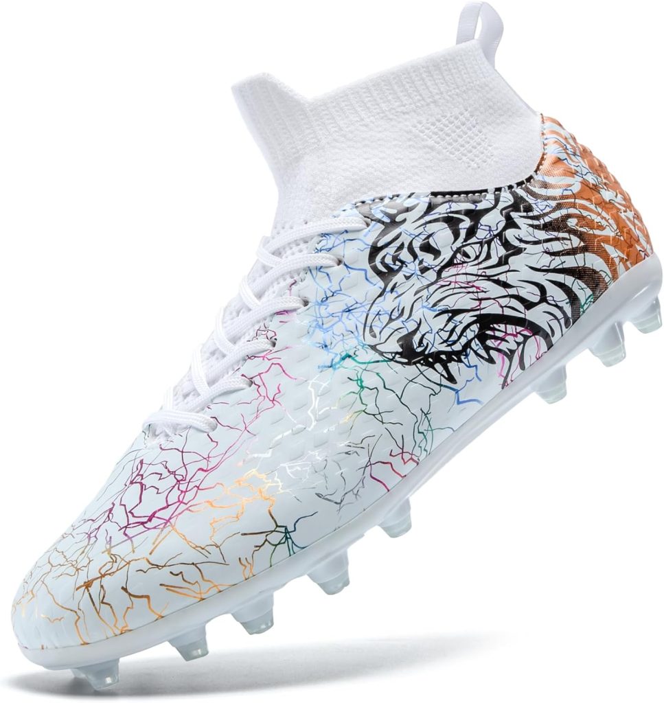 Soccer Cleats Boys Youth Training Football Cleats Athletic Outdoor Girls Soccer Shoes High-top Kids Football Shoes for Little/Big Kid Soccer Cleats Boys Youth Training Football Cleats Athletic Outdoor Girls Soccer Shoes High-top Kids Football Shoes for Little/Big Kid