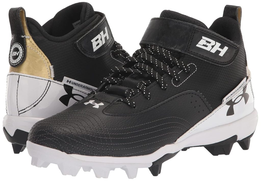Under Armour Mens Harper 7 Mid Rubber Molded Baseball Cleat