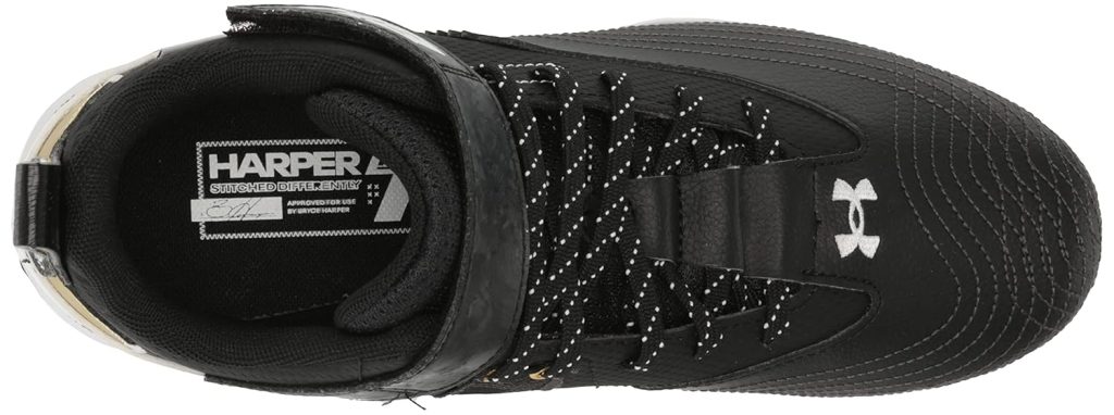 Under Armour Mens Harper 7 Mid Rubber Molded Baseball Cleat
