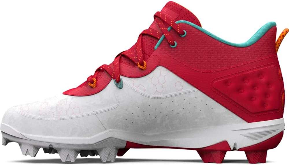 Under Armour Mens Harper 8 Mid Rm Baseball Shoe