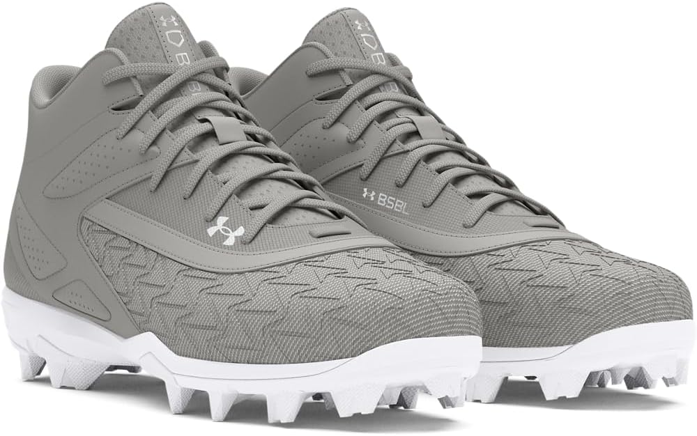 Under Armour Mens Leadoff Mid 3.0 Baseball Cleat Under Armour Mens Leadoff Mid 3.0 Baseball Cleat