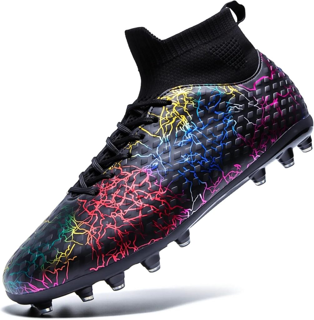 Unisex-Adult Soccer Cleats Youth High-top Training Football Cleats Unisex-Adult Soccer Cleats Youth High-top Training Football Cleats