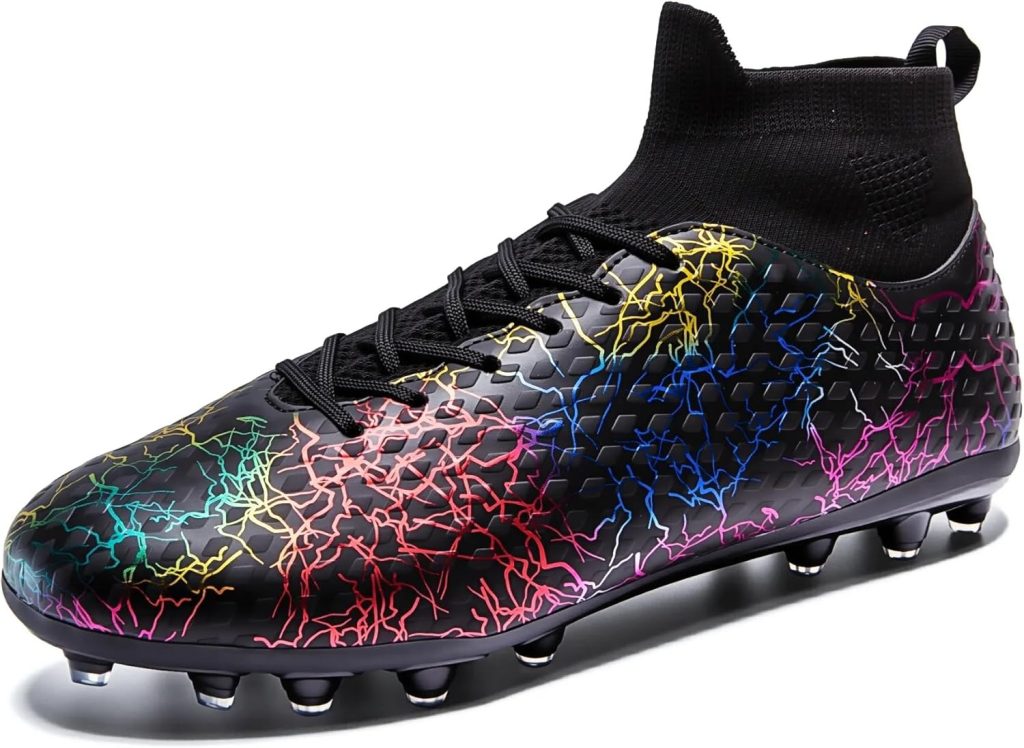 Unisex-Adult Soccer Cleats Youth High-top Training Football Cleats Unisex-Adult Soccer Cleats Youth High-top Training Football Cleats