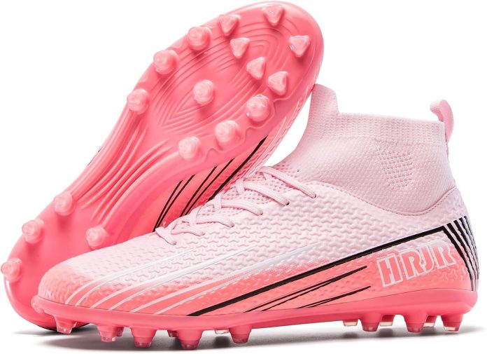 Unisex-Child Soccer Cleats High-Top Football Cleats Lightweight Training Soccer Shoes Unisex-Child Soccer Cleats High-Top Football Cleats Lightweight Training Soccer Shoes